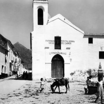 Foto antigua del Barrio de Leganitos