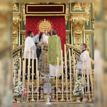 Ceremonia de bendición de la Hermandad de la Amargura de Marbella en 2021 - Acto religioso