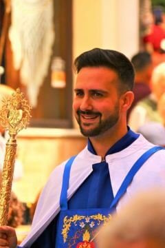 Óscar Cazorla - Hermano Mayor de la Hermandad de la Amargura de Marbella